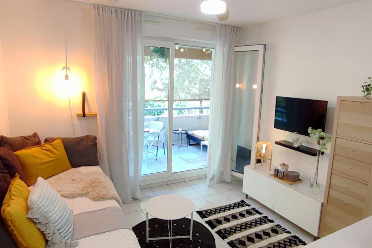 Ravas Studio Climatise Terrasse Proche Commerces Montpellier Buitenkant foto